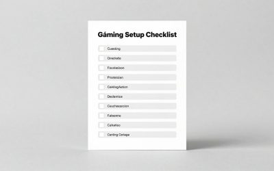 Gaming Setup Checklist: Everything You Need for a Complete Battlestation