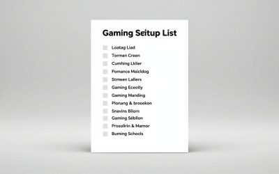 Gaming Setup List for Beginners: Everything You Need